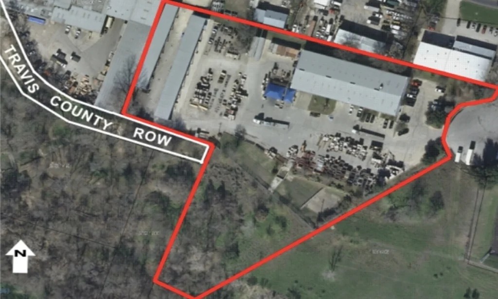 Aerial site view of 20 Strandtman Cove, from the Rainey.Co portfolio